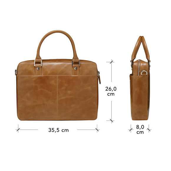dbramante1928 Rosenborg Business Ægte Læder Laptop / MacBook Taske (240 x 345mm) 2. Gen - Tan