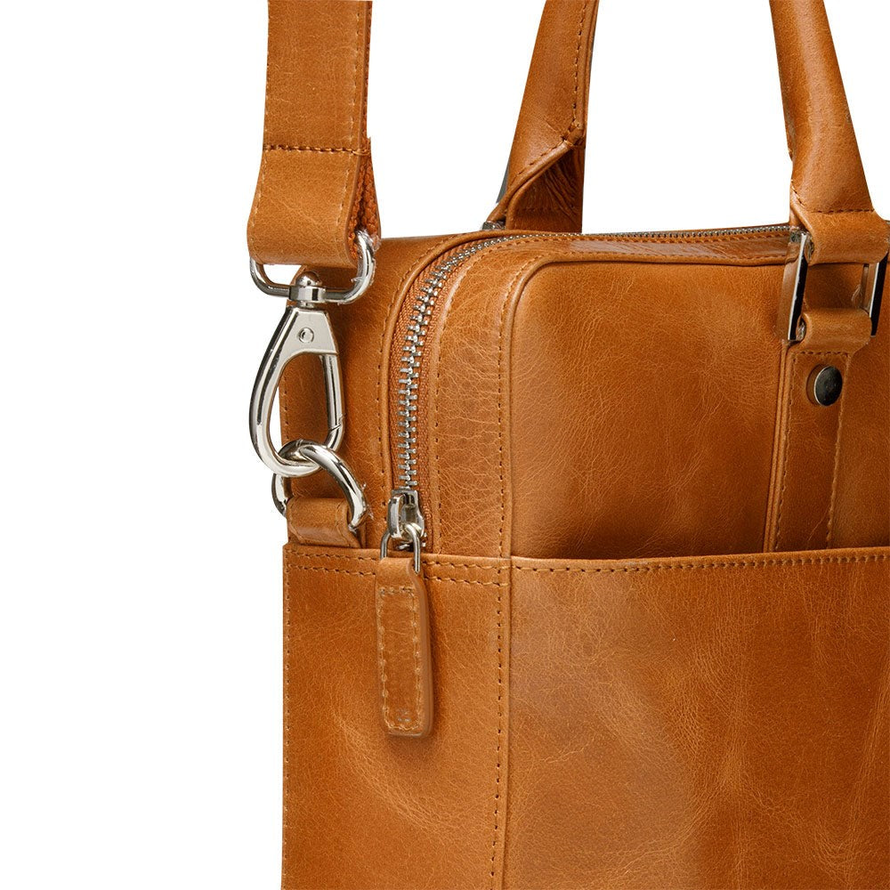 dbramante1928 Rosenborg Business Ægte Læder Laptop / MacBook Taske (270 x 380mm) 2. Gen - Tan