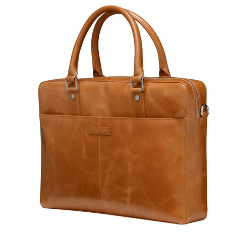 dbramante1928 Rosenborg Business Ægte Læder Laptop / MacBook Taske (270 x 380mm) 2. Gen - Tan