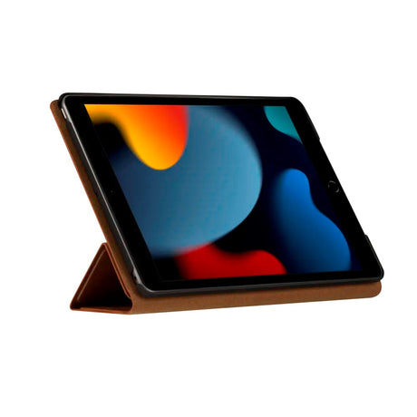 iPad 10.2" (2021 / 2020 / 2019) dbramante1928 Risskov Ægte Læder Flip Cover - Tan