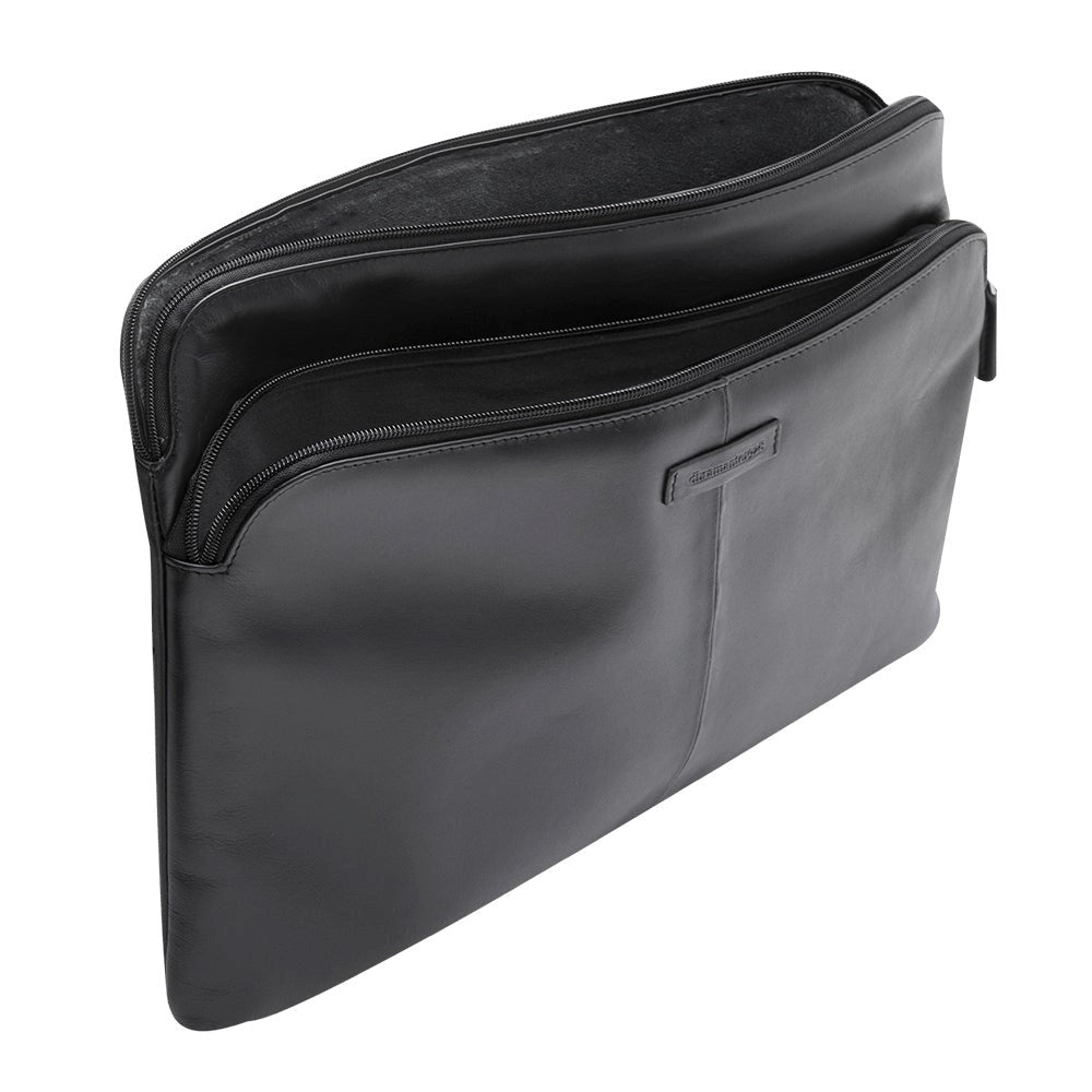 dbramante1928 Skagen Pro+ Ægte Læder Sleeve Til MacBook / Laptop (340 x 240mm) - CO2 Neutralt - Sort