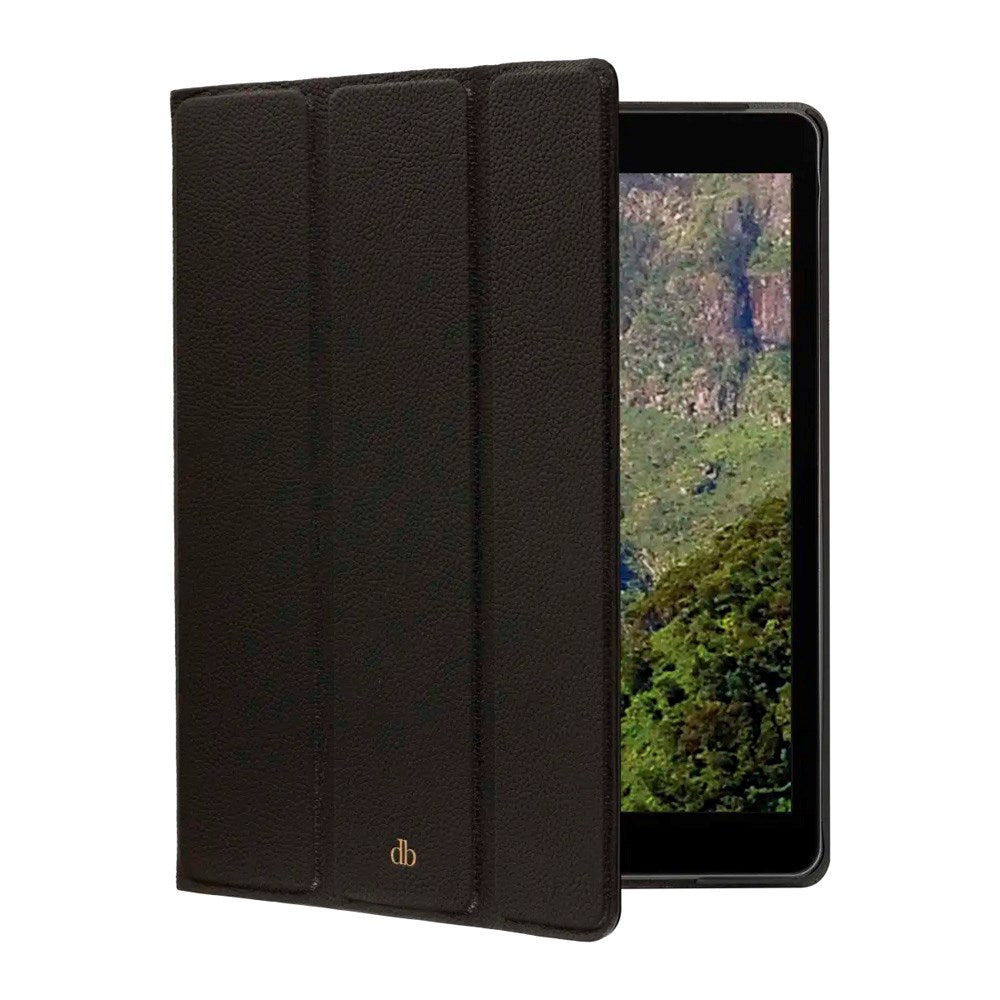 iPad 10.2" (2021 / 2020 / 2019) dbramante1928 Milan Ægte Læder Flip Cover - Night Black