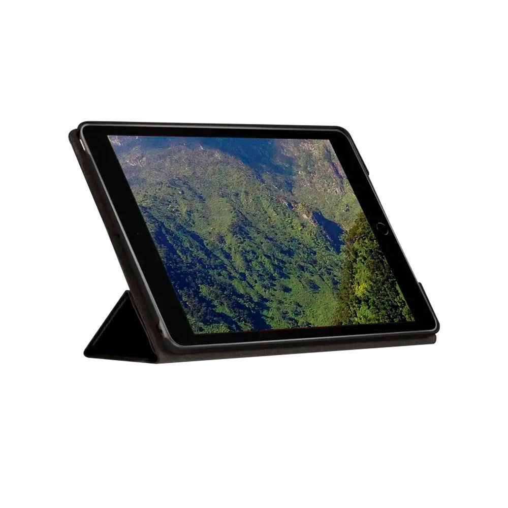iPad 10.2" (2021 / 2020 / 2019) dbramante1928 Milan Ægte Læder Flip Cover - Night Black