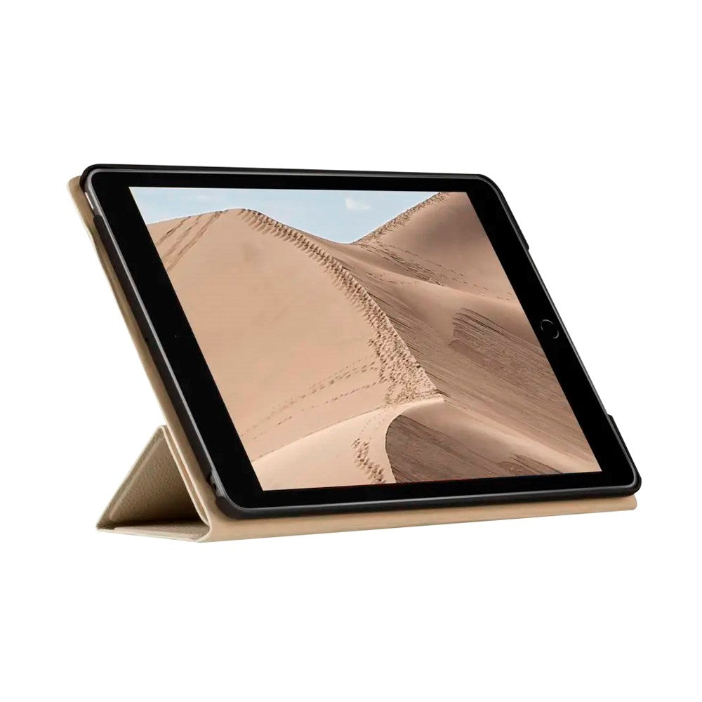 iPad 10.2" (2021 / 2020 / 2019) dbramante1928 Milan Ægte Læder Flip Cover - Sand Dune
