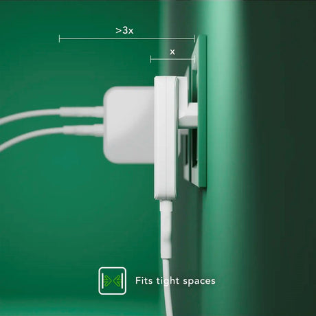 dbramante1928 Slim Vægoplader m. 1x USB-C 30W & 1x USB-A 30W - Hvid