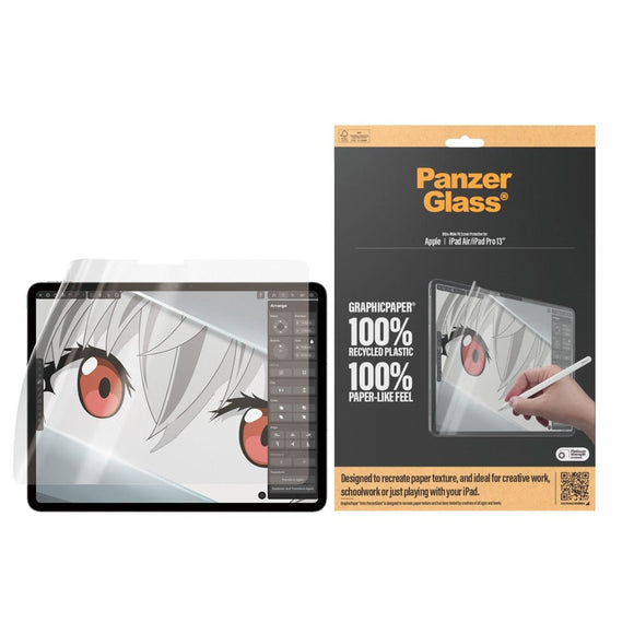 PanzerGlass GraphicPaper Skærmbeskyttelsesfilm - iPad Air 13" (2026 / 2025 / 2024) / Pro 13" (2025 / 2024) - Gennemsigtig
