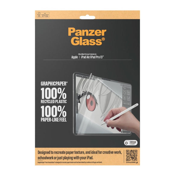 PanzerGlass GraphicPaper Skærmbeskyttelsesfilm - iPad Air 13" (2026 / 2025 / 2024) / Pro 13" (2025 / 2024) - Gennemsigtig