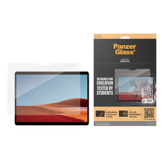 Microsoft Surface Pro X / Pro 8 / Pro 9 PanzerGlass AntiBacterial Ultra-Wide Fit Skærmbeskyttelse - Platinum Strength - Gennemsigtig