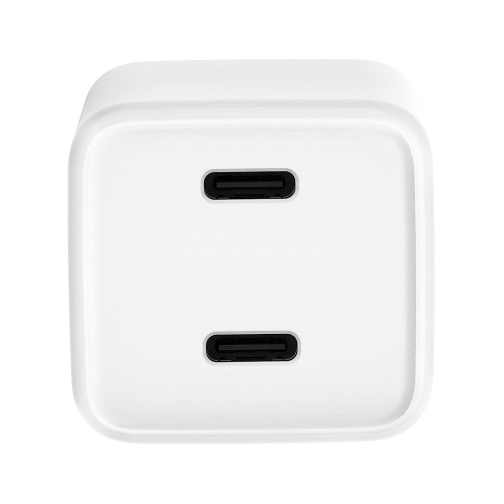 Xceed 35W GaN Vægoplader m. 2 x USB-C - Hvid