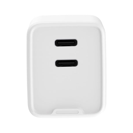 Xceed 45W GaN Vægoplader m. 2 x USB-C - Hvid