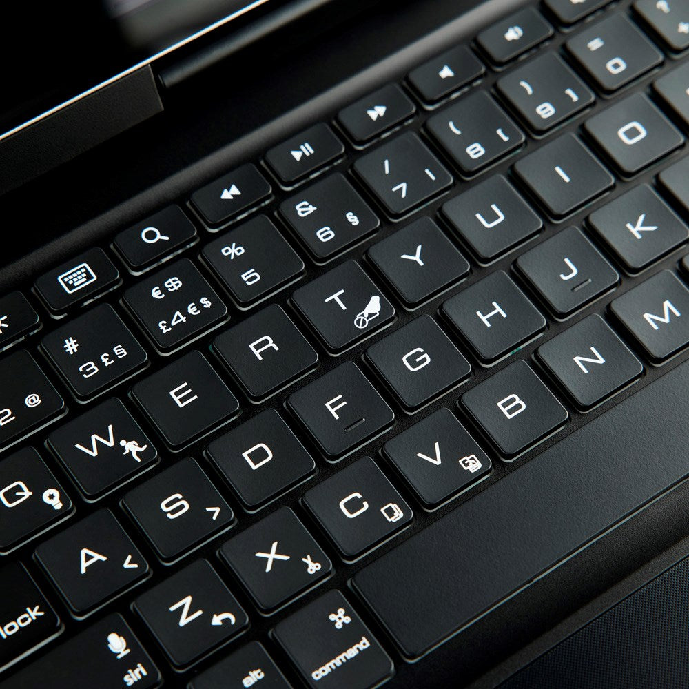 iPad 10.9" (2024/2022) / iPad Air (2022) Xceed CoverKey Wireless Keyboard m. Case (XCCK14SCBLK) - Nordisk Tastatur - Sort