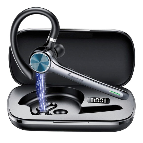 Zmartgear Single In-Ear Bluetooth Headset m. Støjreduktion - Grå