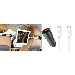 Kør-selv-ferie pakke 3 - inkl. Tabletholder / USB-C - USB-C Kabel / Biloplader