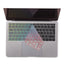 Philbert MacBook Air 13 (2018-2019) Keyboard Cover m. Dansk Tastatur - Transparent / Rainbow