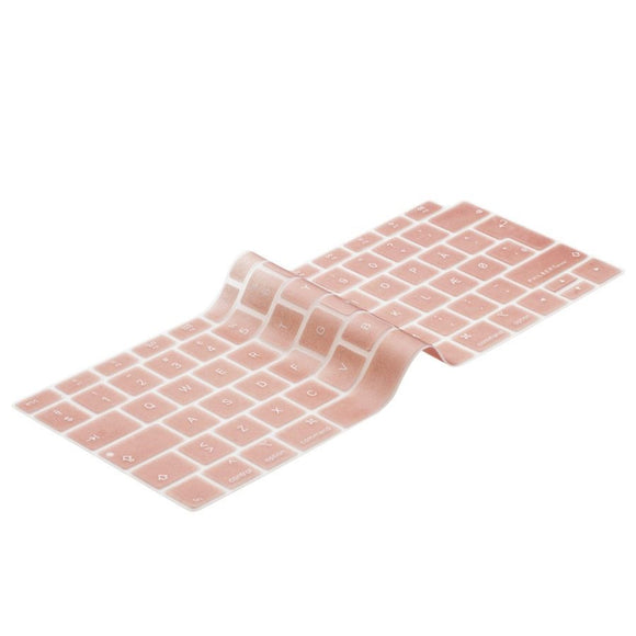 Philbert MacBook Air 13" (2018-2019) Keyboard Cover m. Dansk Tastatur - Lyserød