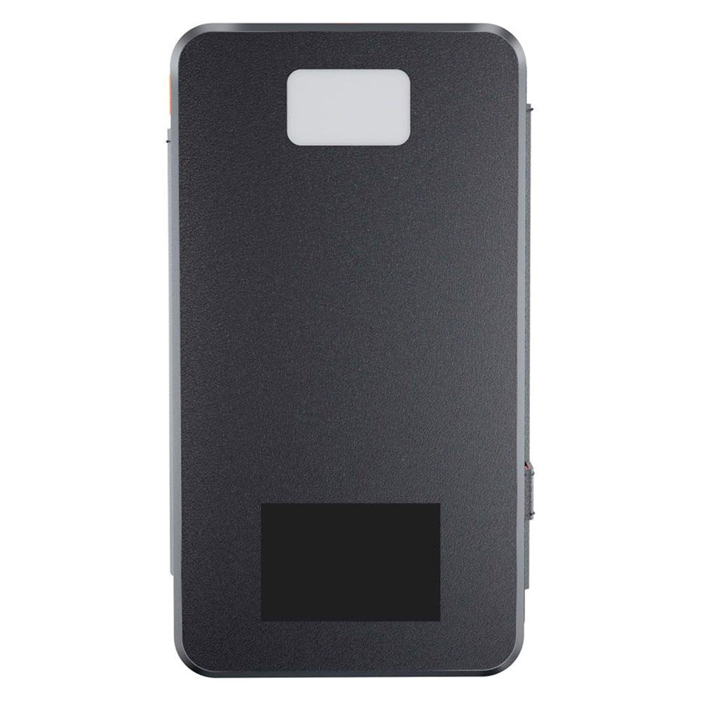 Lippa Foldbar Solcelle PowerBank 20.000 mAh 10.5W 2 x USB-A m. Lommelygte - Sort / Orange
