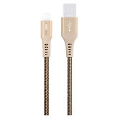 GreyLime 12W Braided USB-A til Lightning Kabel 50 cm. - Beige