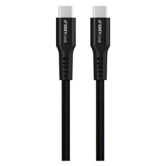 GreyLime 60W Braided USB-C til USB-C Kabel 50 cm. - Sort