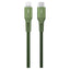 GreyLime 18W Braided USB-C til Lightning Kabel 3 m. - Grøn