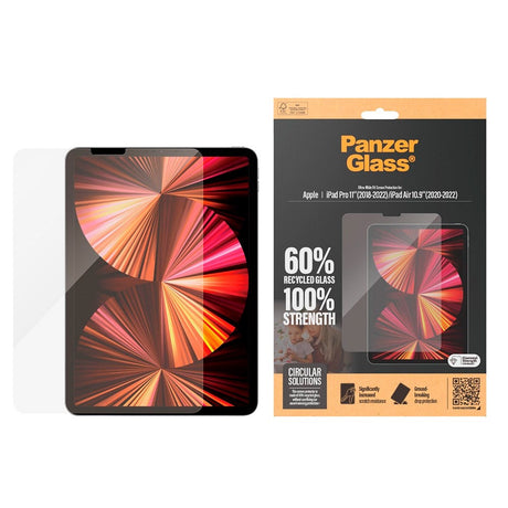 Apple iPad Pro 11" (2022/2021/2020/2018) / Apple iPad Air 10.9" (2022/2020) PanzerGlass Ultra-Wide Fit Hærdet Glas Skærmbeskyttelse - Gennemsigtig