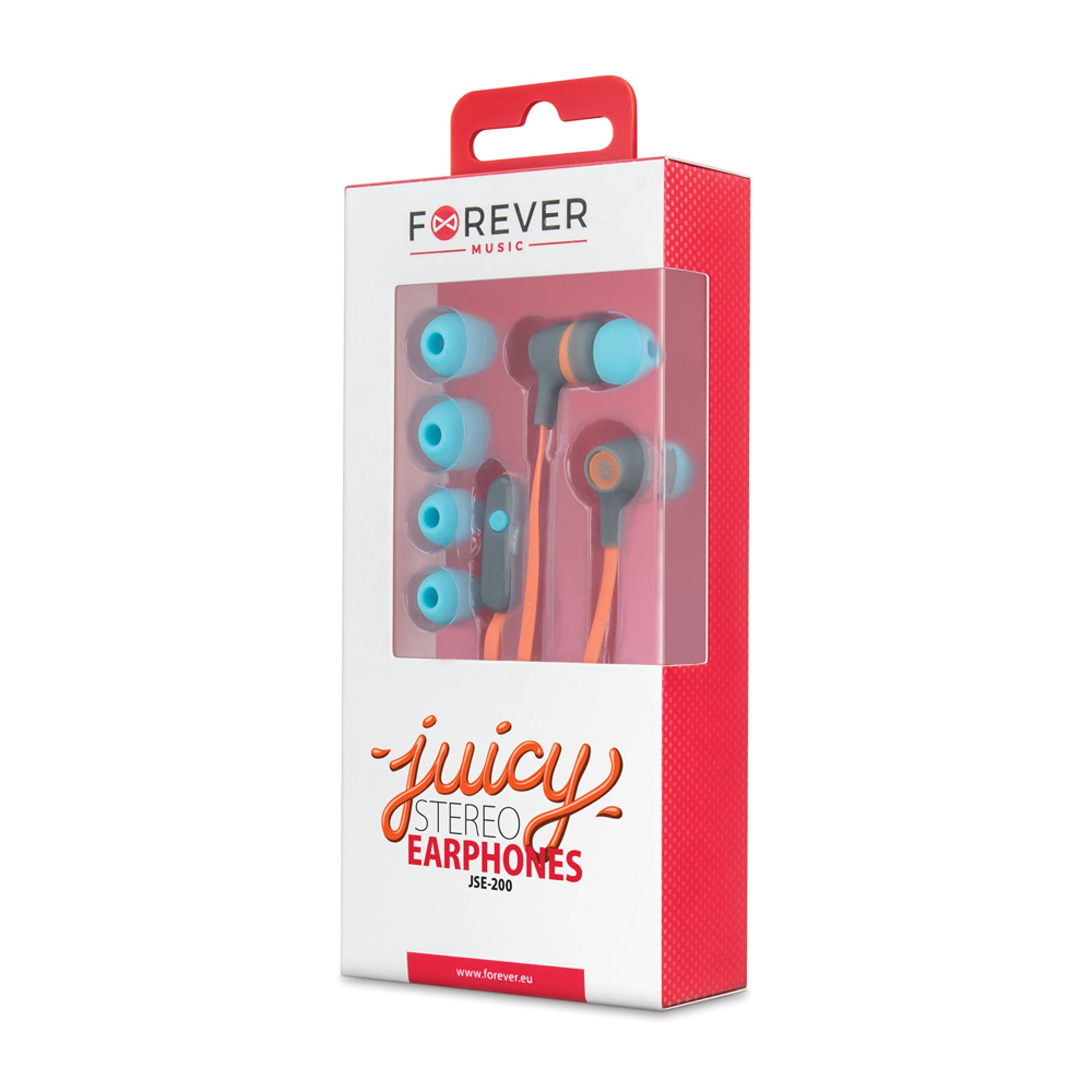 Forever 3.5mm mini-jack Høretelefoner m. Ledning - Orange