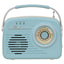 Setty Retro Bluetooth Højttaler m. Radio - Blå