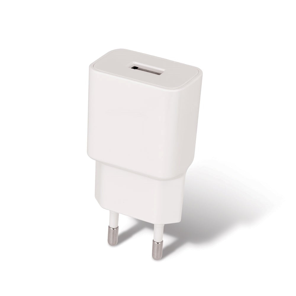 Maxlife 10,5W Vægoplader m. USB-A & Ledning USB-C - Hvid