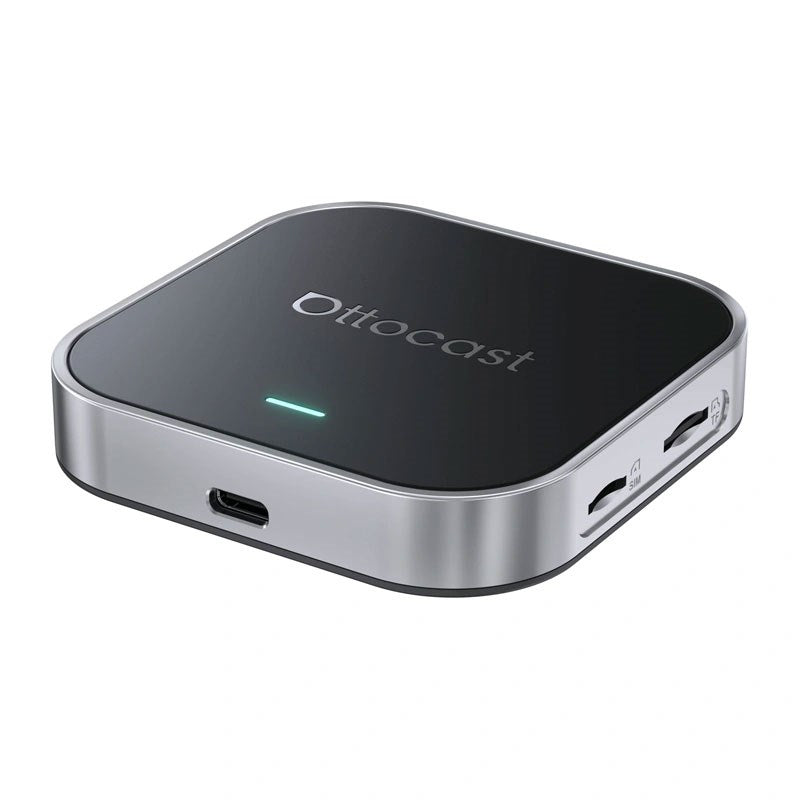 Ottocast OttoAibox E2 Trådløs Adapter til Apple CarPlay & Android Auto - Sort