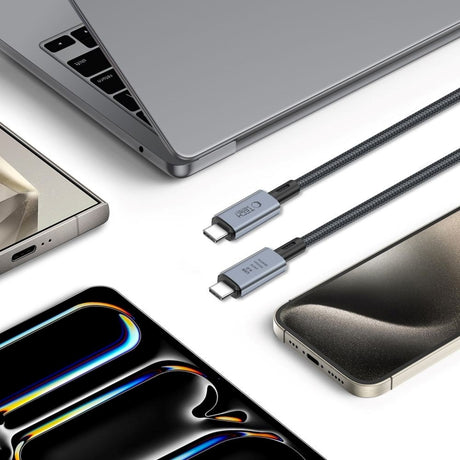 Tech-Protect Ultraboost 8K 40GBPS / PD 240W USB-C til USB-C Kabel 1m - Sort