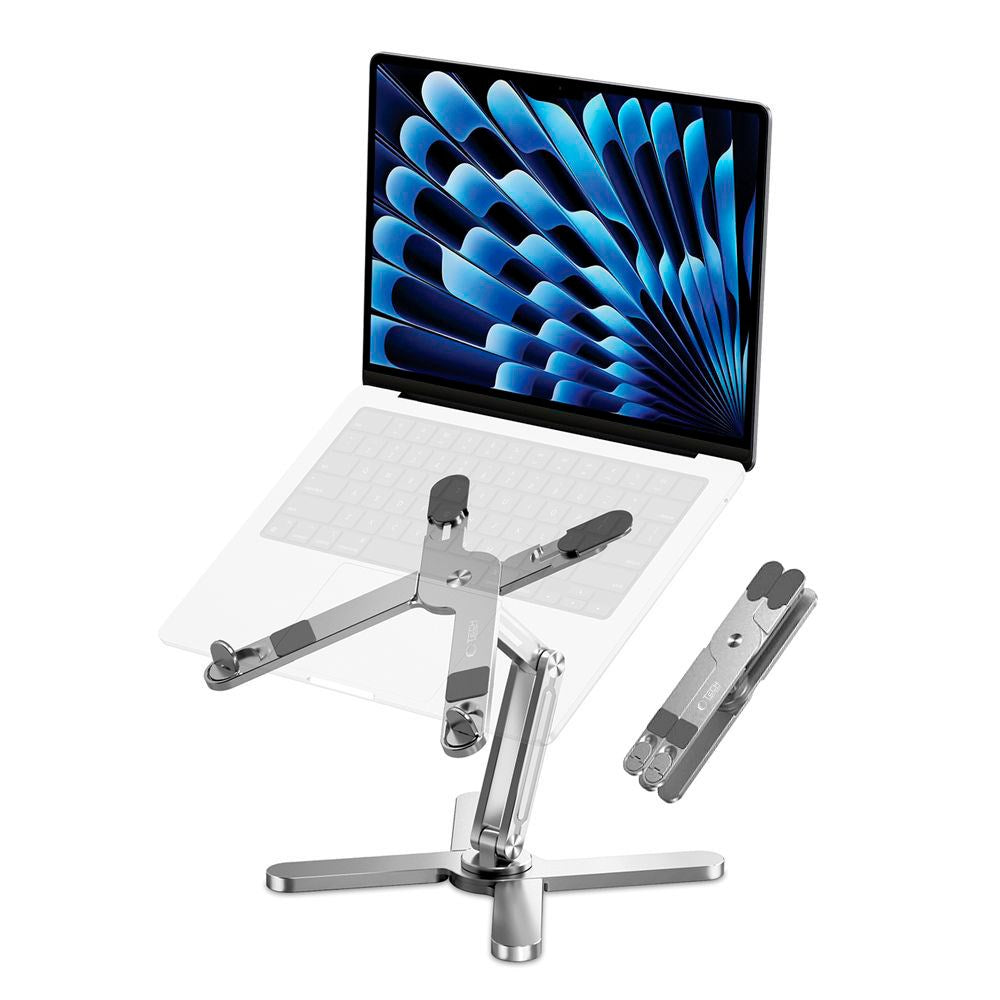 Tech-Protect ULS200 Universal Aluminium Bærbar Stander - Sølv