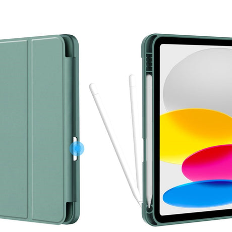 iPad 11" (2025) / iPad 10.9" (2024/2022) Tech-Protect SC Cover m. Apple Pencil Holder - Mørkegrøn