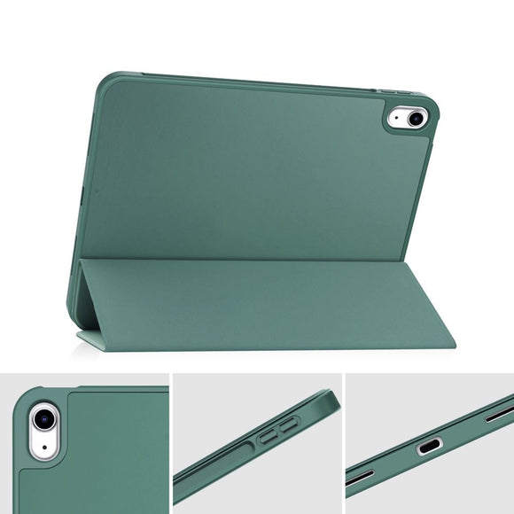 iPad 11" (2025) / iPad 10.9" (2024/2022) Tech-Protect SC Cover m. Apple Pencil Holder - Mørkegrøn
