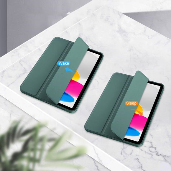 iPad 11" (2025) / iPad 10.9" (2024/2022) Tech-Protect SC Cover m. Apple Pencil Holder - Mørkegrøn