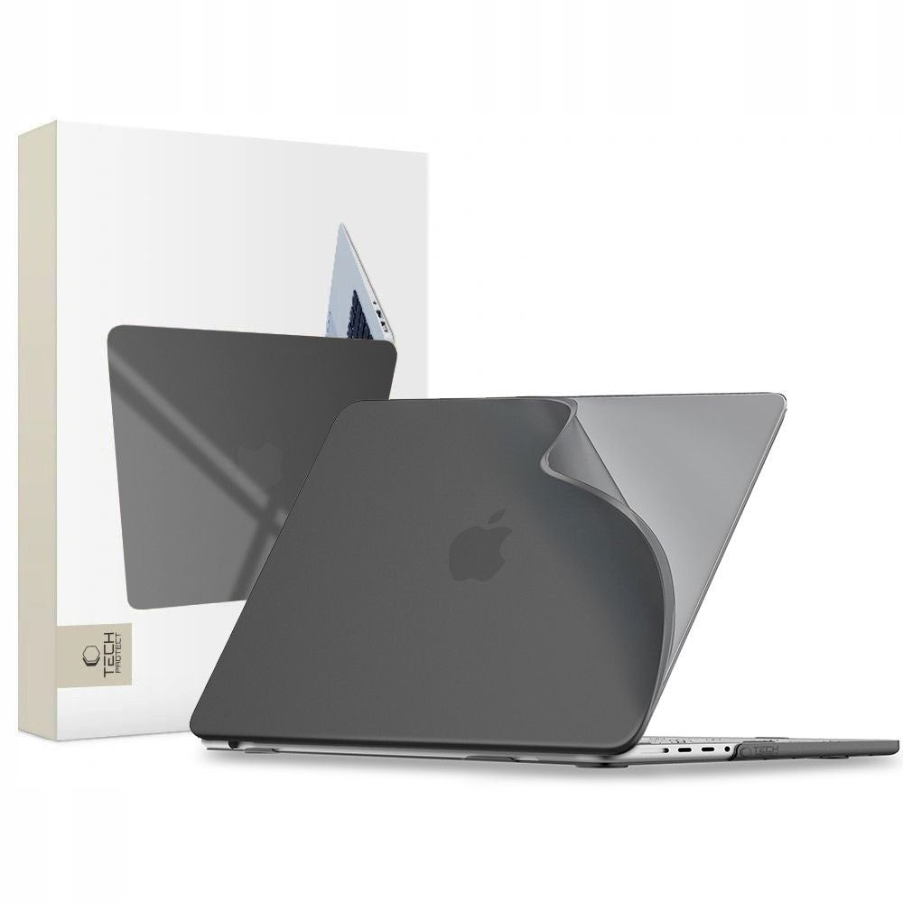 MacBook Pro 14 M5/M4/M3/M2/M1 (2026-2021) Tech-Protect Softshell Cover - Mat Sort