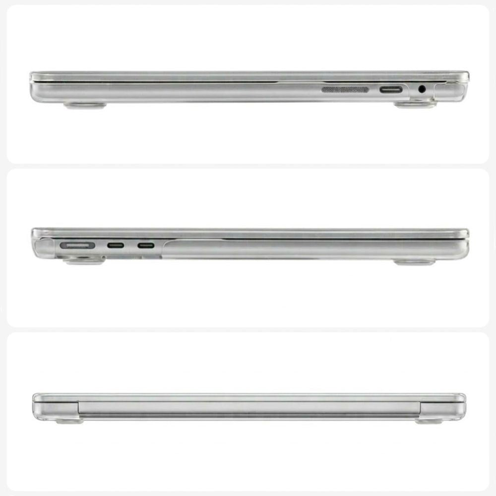MacBook Pro 16 M5/M4/M3/M2/M1 (2026-2021) Tech-Protect Softshell Cover - Gennemsigtig