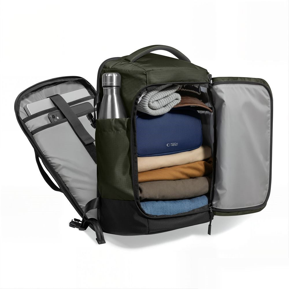Rejsetaske Tech-Protect Defender S70 - 24L / 40 x 30 x 20 cm - Grøn