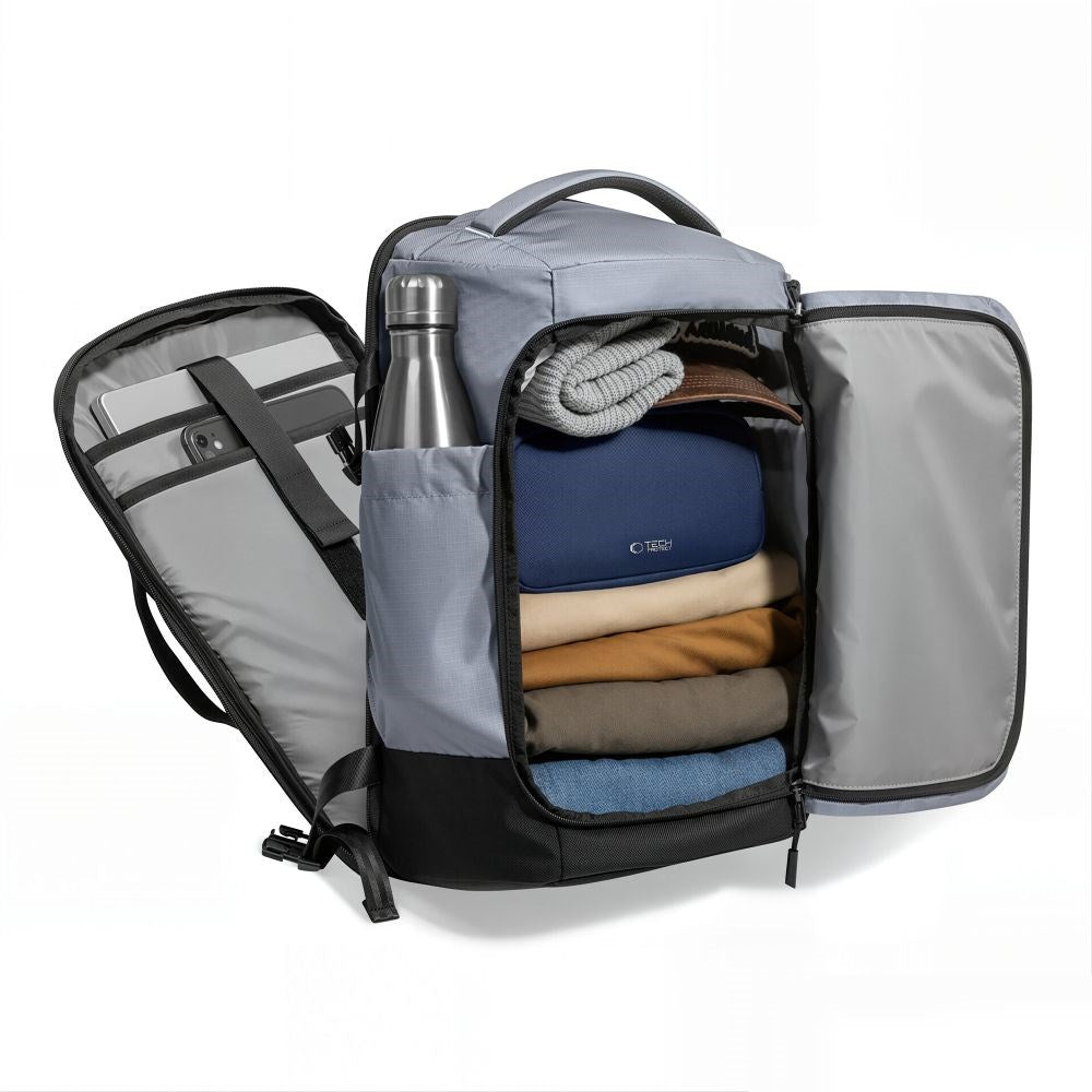 Rejsetaske Tech-Protect Defender S70 - 24L / 40 x 30 x 20 cm - Grå