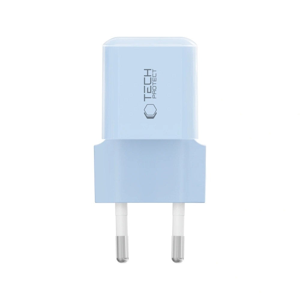 Tech-Protect NCM25 Vægoplader m. 25W - 1 x USB-C - Blå