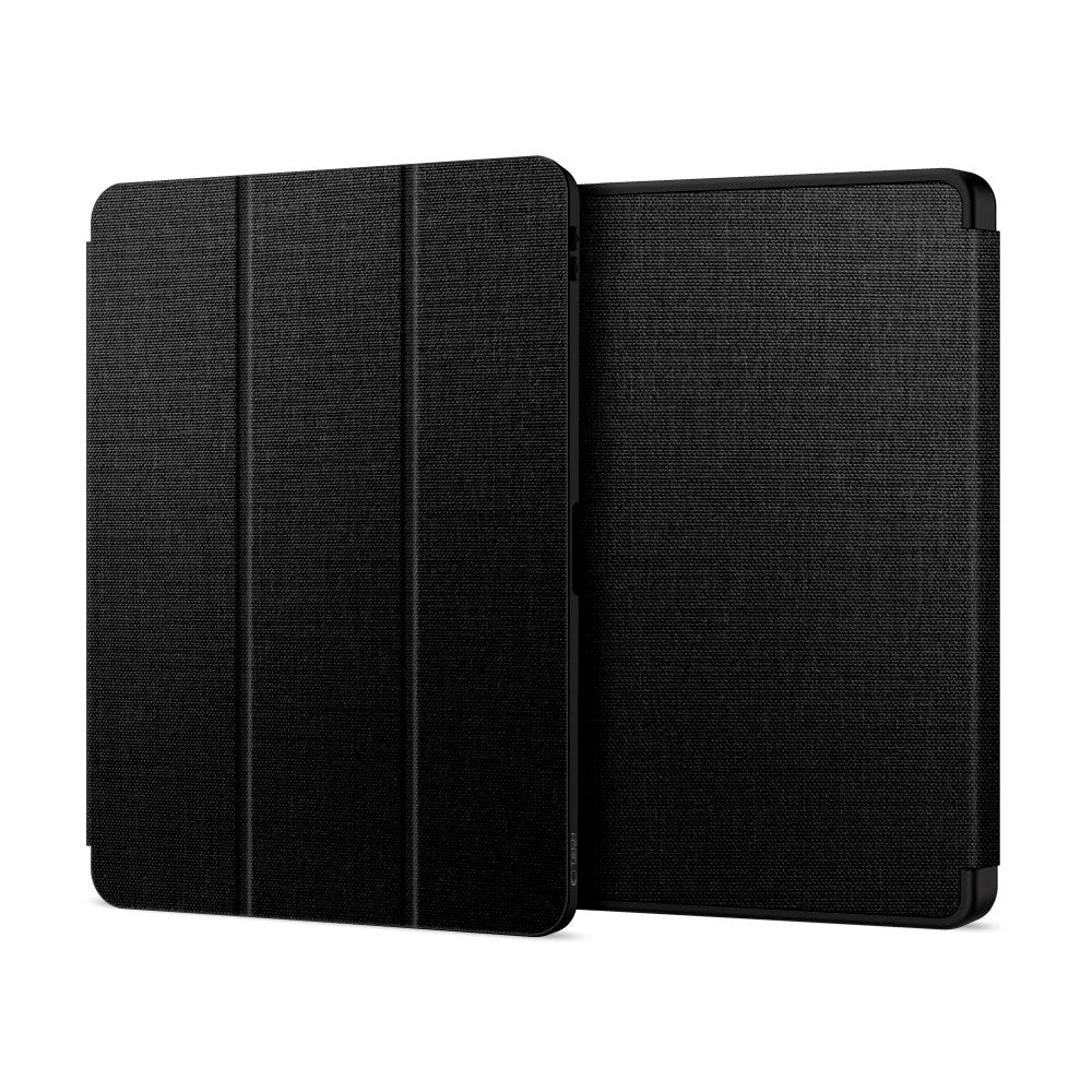 iPad 11" (2025) / 10.9" (2024 / 2022) Tech-Protect Canvas Flip Cover m. Pen Holder - Sort