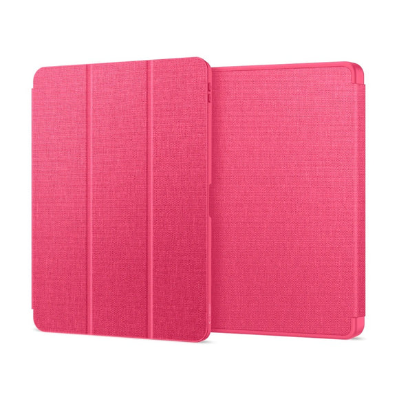 iPad 11" (2025) / 10.9" (2024 / 2022) Tech-Protect Canvas Flip Cover m. Pen Holder - Lyserød