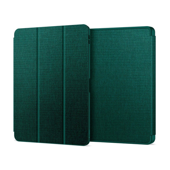 iPad 11" (2025) / 10.9" (2024 / 2022) Tech-Protect Canvas Flip Cover m. Pen Holder - Grøn
