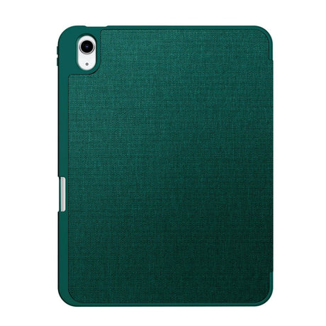 iPad 11" (2025) / 10.9" (2024 / 2022) Tech-Protect Canvas Flip Cover m. Pen Holder - Grøn