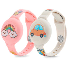 Tech-Protect AirTag Armbånd til Børn - 2 stk - Flerfarvet