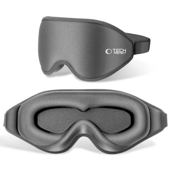 Tech-Protect Sovemaske - Grå