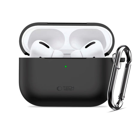 Apple AirPods Pro (3. gen.) Tech-Protect Silicone Hook Cover - Sort