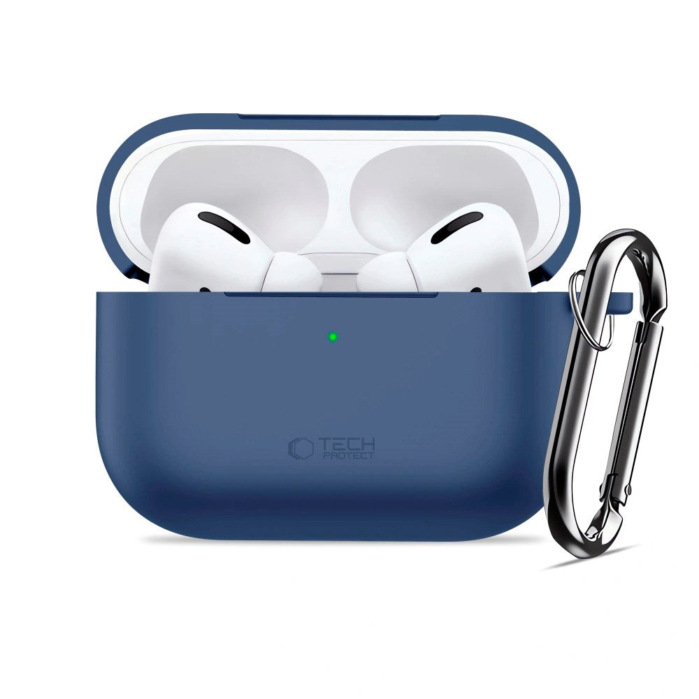 Apple AirPods Pro (3. gen.) Tech-Protect Silicone Hook Cover - Mørkeblå