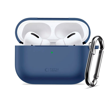Apple AirPods Pro (3. gen.) Tech-Protect Silicone Hook Cover - Mørkeblå
