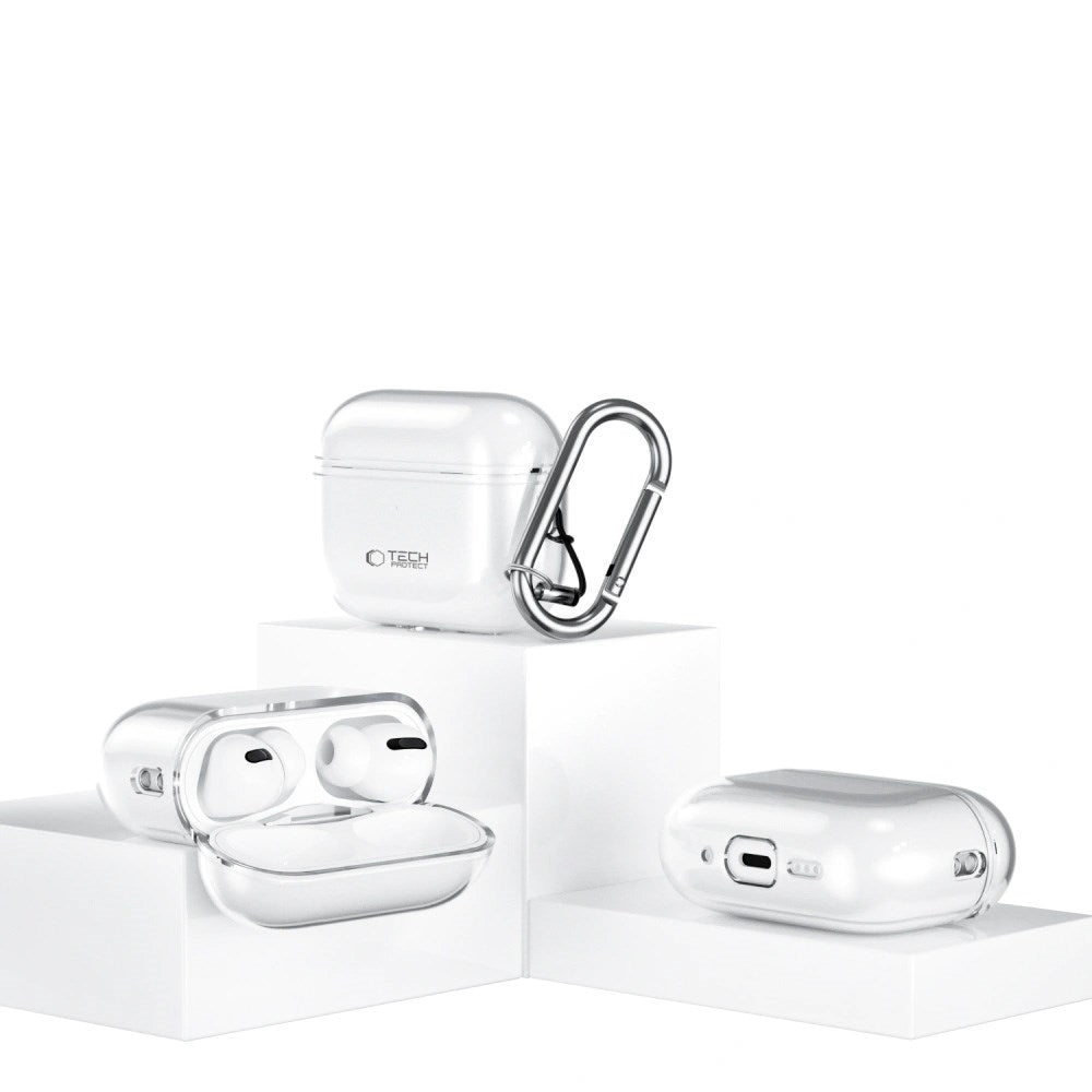 Apple AirPods Pro (3. gen.) Tech-Protect FlexAir Cover - Gennemsigtig