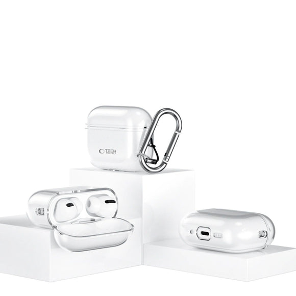 Apple AirPods Pro (3. gen.) Tech-Protect FlexAir Cover - Gennemsigtig