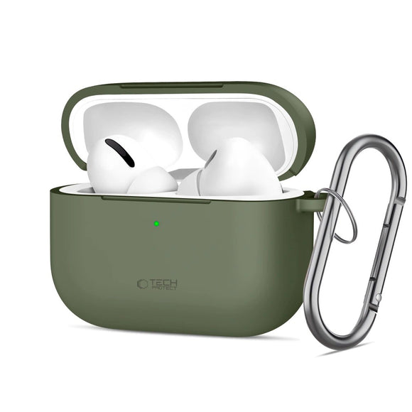 Apple AirPods Pro (3. gen.) Tech-Protect Silicone Hook Cover - Grøn
